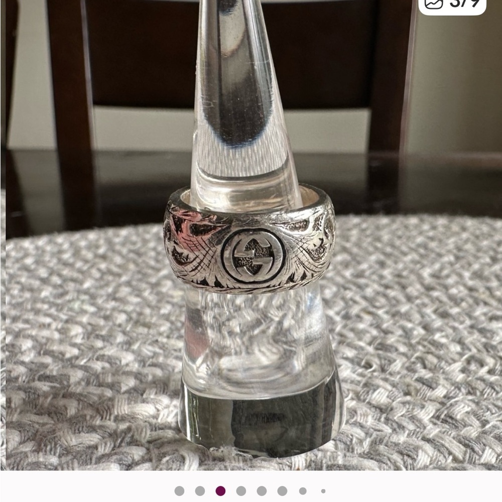 🐅 Raja Gucci Cat Ring (Arabesque Cat Head) 6.5 - Picture 4 of 7